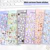 3D Puffy Stickers Kawaii Cartoon Animal Cute Scrapbooking Diy Journal Stationery Sticker Deco Aesthetic Art Supplies