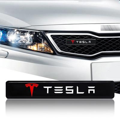 Car Front Grille Sticker Badge Head Grill R LINE Emblem LED Light For Model 3 Model X S 2016-2020 Decals TM3 TMX TMS Decal
