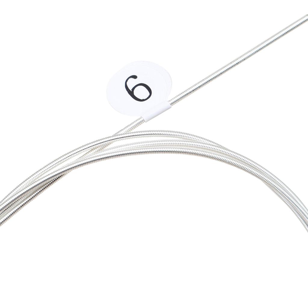 6Pcs .028-.043 Classical Strings Replacement Folk Guitar Nylon Strings 6-String Guitar Strings Perfect Intonation