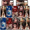 Cover for iPhone 16 15 Xiaomi Redmi Note 14 13 12 11 Pro Max X 8 9 16e Samsung Galaxy S25 S24 S23 Moto A4 OPPO Huawei Anime Attack on titan Phone Case