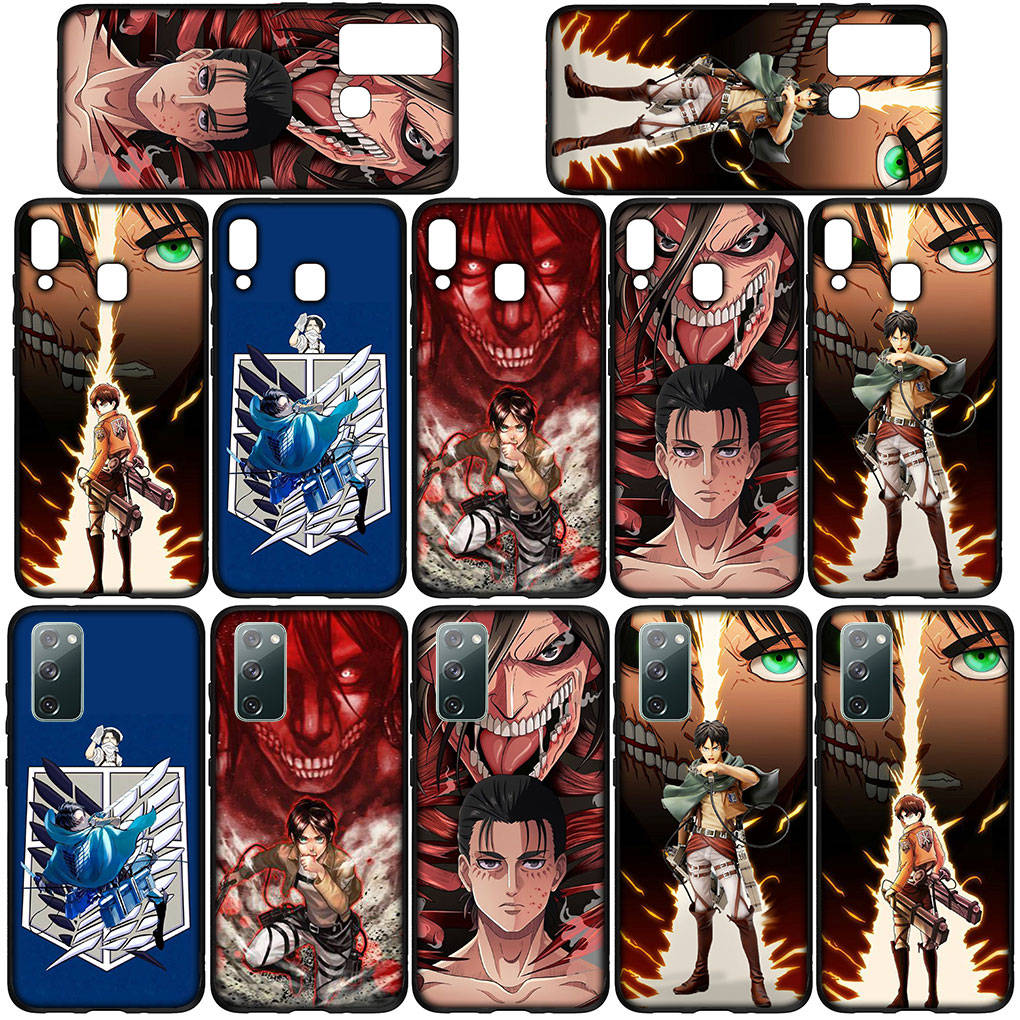 Cover for iPhone 16 15 Xiaomi Redmi Note 14 13 12 11 Pro Max X 8 9 16e Samsung Galaxy S25 S24 S23 Moto A4 OPPO Huawei Anime Attack on titan Phone Case