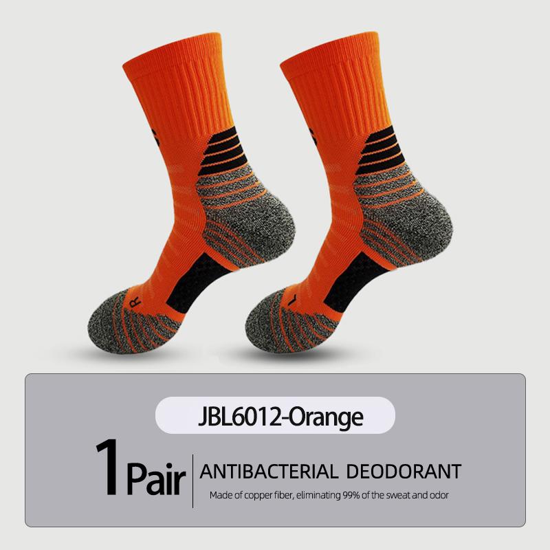 Nano Copper Deodorant Antibacterial Sports Socks for Men Compression MTB Cycling Bicycle Running Basketball Climbing Sock Summer