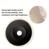 1 Stück 50mm/75mm Wollpolierscheibe Polierpads Winkelschleiferscheibe Filzpolierscheibe für Metall Marmor Glas Keramik