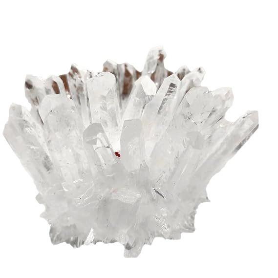 Přírodní bílý krystal cluster hrubý kámen krystal květina energie kámen demagnetizace čištění křišťál desktop kancelář feng shui ornament