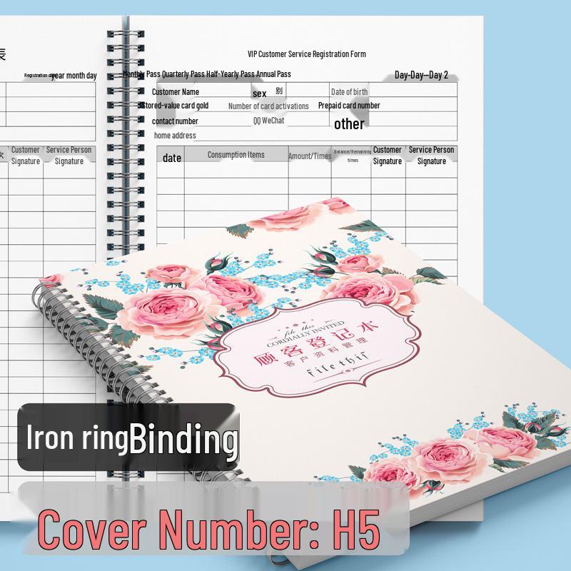 Beauty Salon Client Management & Tracking Book: Customer File, Consumption Record, Membership Registration