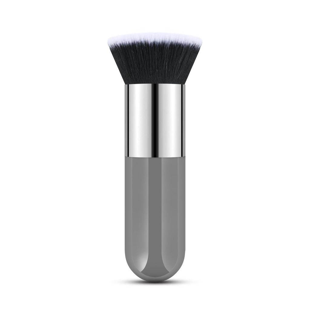 Miękki, Puszysty Pędzel do Twarzy do Podkładu i Kremu BB - Przenośny, Bez Pozostałości Puder
