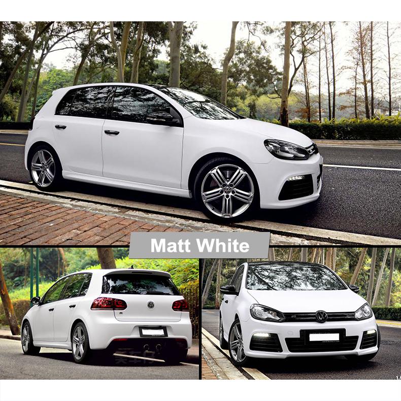Matt Vinyl Film Wrap Stickers Foil Car Wrapping Motorcycle Automobiles DIY Car Accessories Stickers and Decals Bubble Air Free