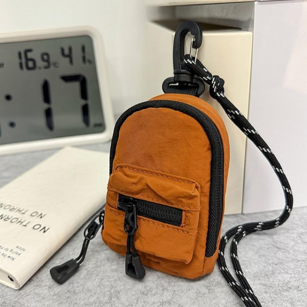 Multifunction Hanging Neck Coin Purse Nylon Lipstick Earphone Bag Lanyard Shoulder Bag  Sports