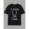 Taglie Europee Uomo & Donna T-Shirt Casual Estiva a Maniche Corte con Rana & "Come va?" Stampa Grafica