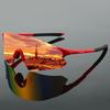 Übergroße Sportsonnenbrille Herren Neu in Punk Spiegel Outdoor Skibrille Trendig Wrap-Around Runde Anti-UV-Brille Reitbrille