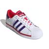 Adidas Superstar White Purple Scarlet Sneakers FV4189