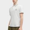 Fila Letter Fashion Casual Short Sleeve Polo Shirt Men Polo Shirts White F11M418105F-WT