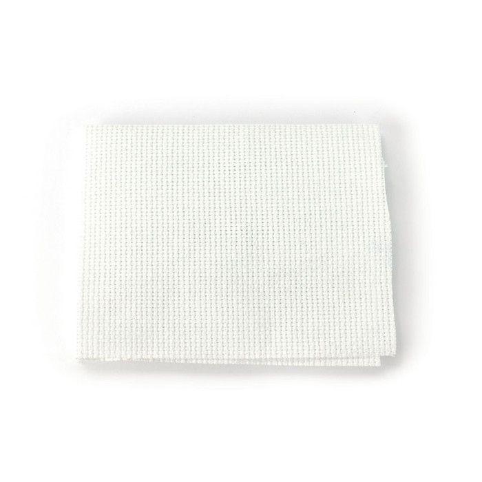 Toile Aida 5.5 pts/cm blanche 50 x 60 cm