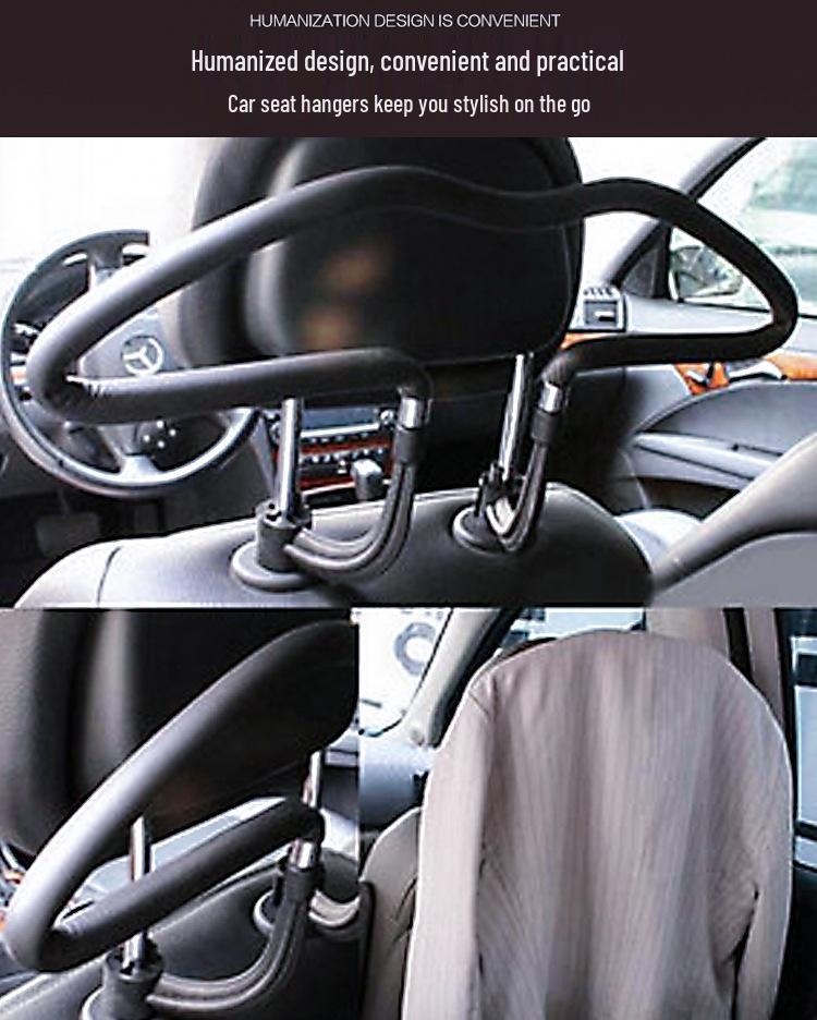 Retractable Car Clothes Drying Rack & Hanger for Seat Back