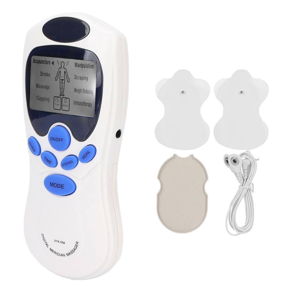 Body Massage Digital Therapy Machine Portable Electrode Shoulder Neck Muscle Stimulator