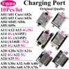 10 Pezzi Porta di Ricarica USB Connettore Dock Jack per Samsung Galaxy A15 A14 A13 A12 A05 A04 A50 A30 Sostituzione Caricabatterie Parti di Riparazione