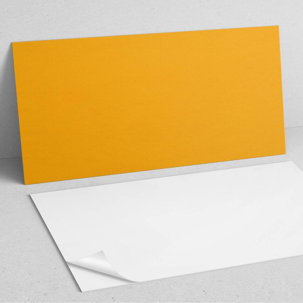 Okładzina Winylowa Samoprzylepna Z Grafiką Do Kuchni 100X50 Cm Kolor Jasnopomarańczowy