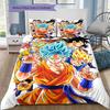 Set Copripiumino Trapuntato Dragon Ball Super Federa Cuscino Regalo di Compleanno per la Casa(1 * copripiumino + 2 * federa, senza nucleo)
