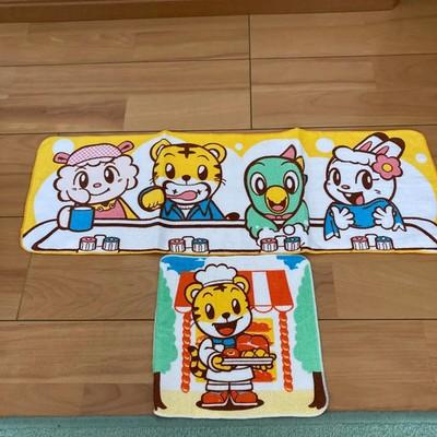 Shimajiro Towel 2pc Set Benesse Kodomo Challenge Character Japan Cute