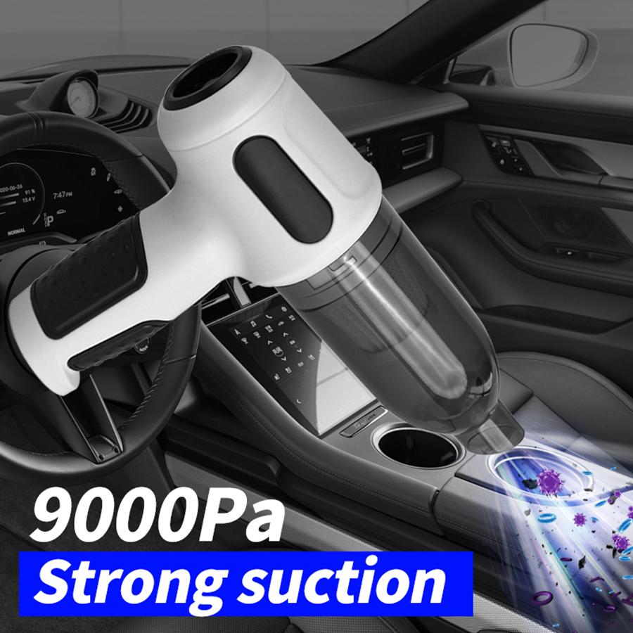 Portable Air Blower, 2024 Best Car Vacuum Cleaner, Brushless, Strong, Low Noise Long Lasting Battery Mini Vacuum Cleaner