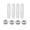Fit For Chevrolet Cruze Malibu Electroplating Aluminium Alloy Car Door Lock Knob Decoration