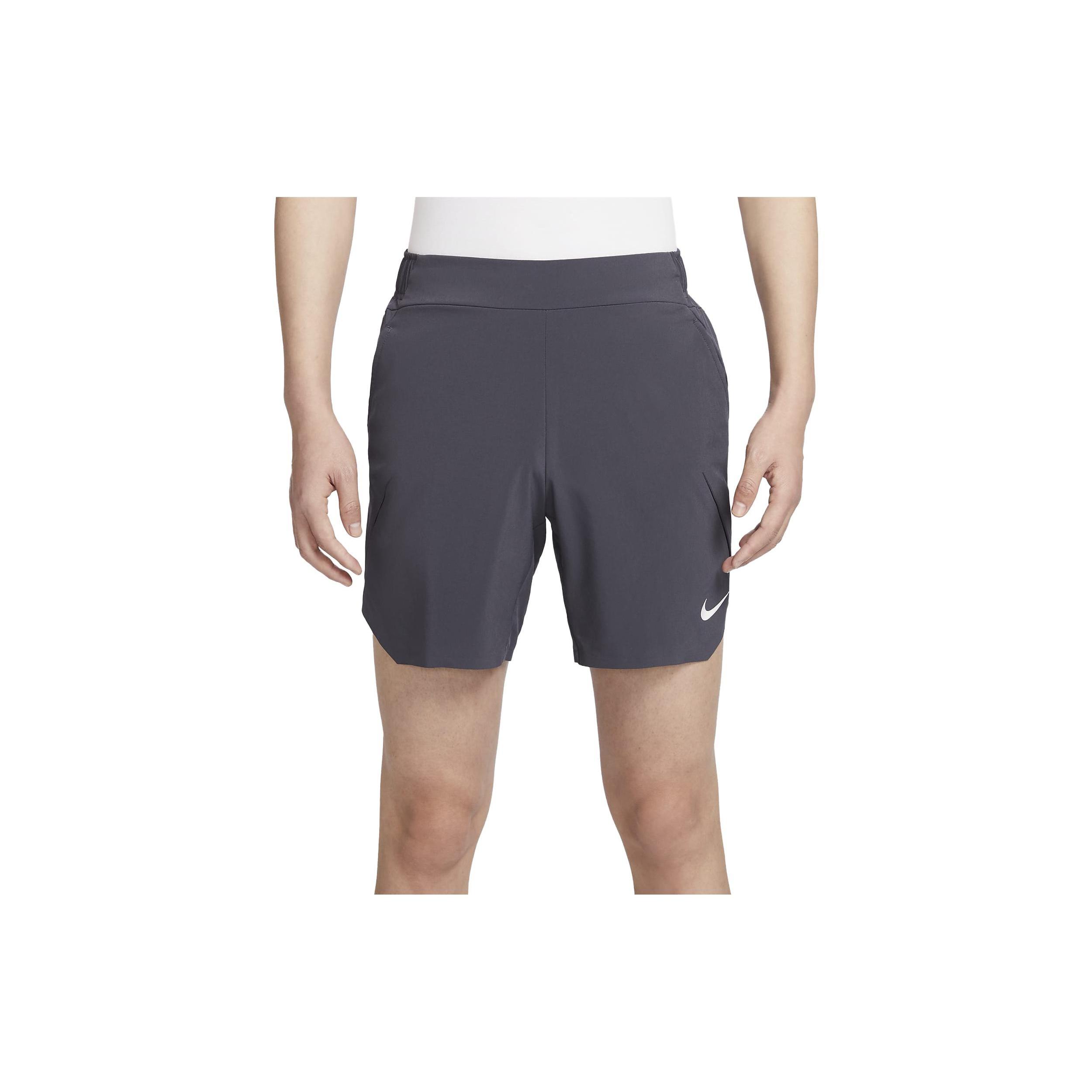 Nike Court Dri-FIT Slam Tennis Shorts Gridiron White Men s DV0705-015 XL