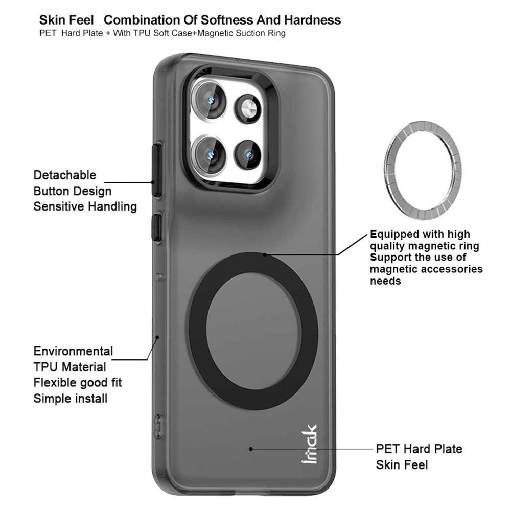 IMAK Phone Case For Motorola Moto S50 5G/Edge 50 Neo 5G/ThinkPhone 25 5G PC + TPU Protective Phone Back Cover Magnetic Case