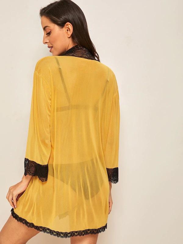 Европейское и американское эротическое нижнее белье сексуальная женская ночная рубашка сетчатая прозрачная S