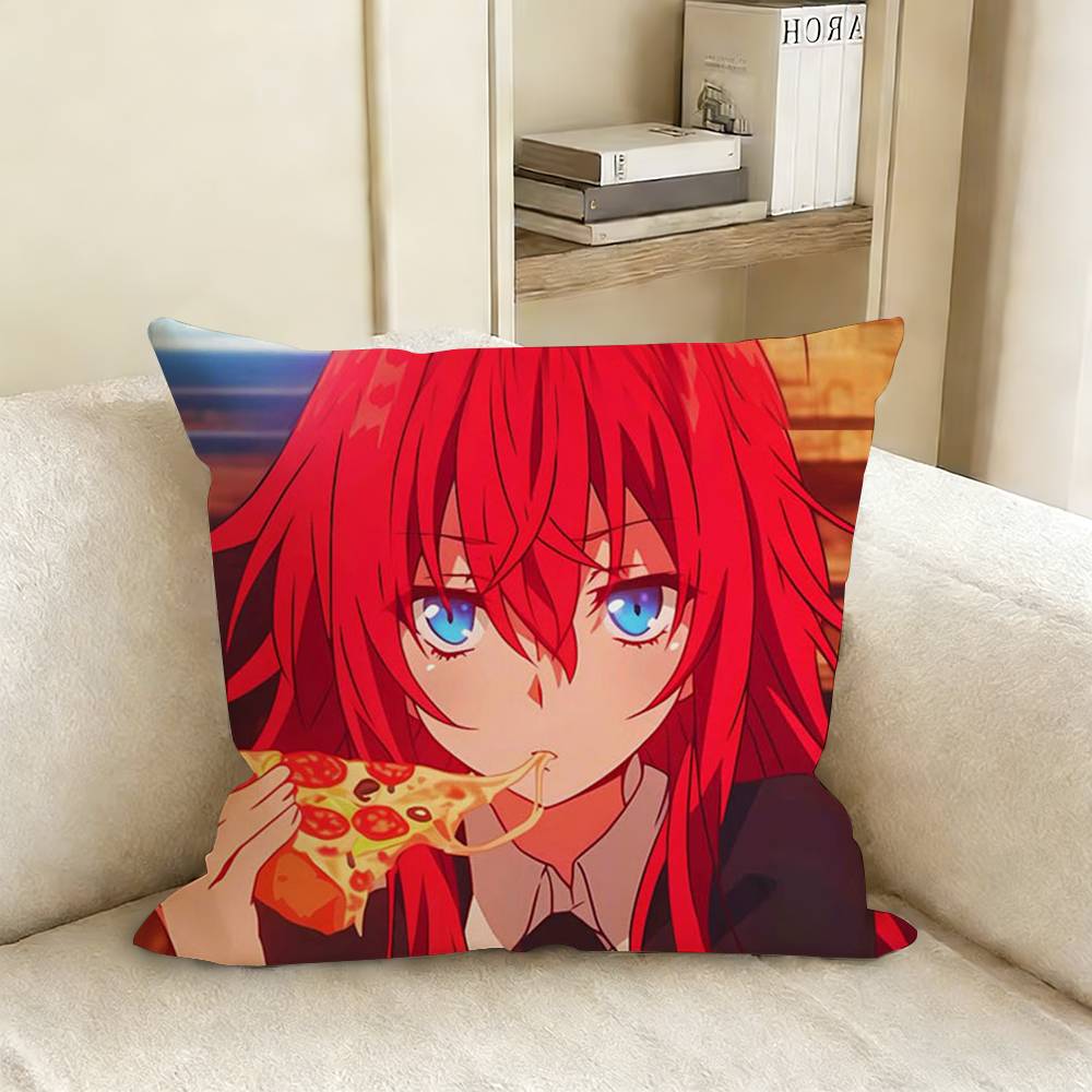High School Dxd Rias Gremory Pillow Cover Sofa Cushion Cover Home Room Decoration Children Gift