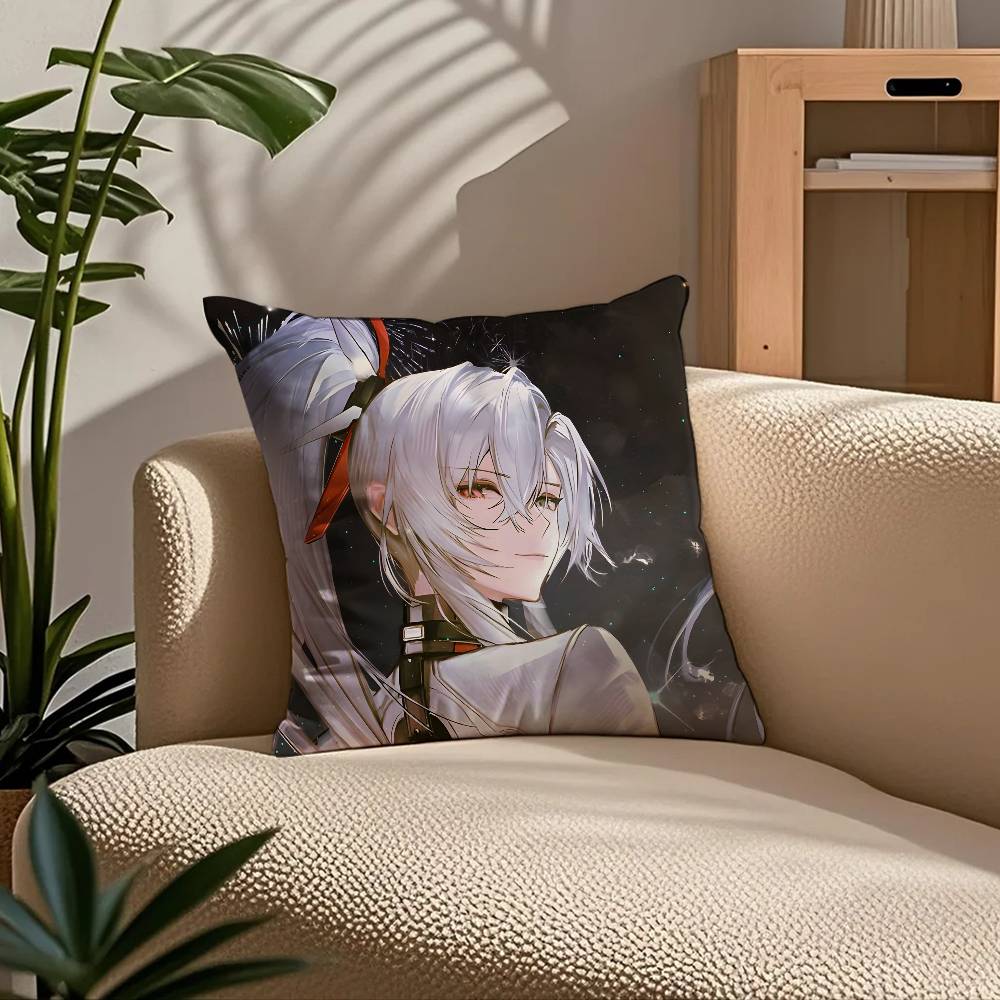 P-Punishing G-Gray R-Raven Pillow Case Comfort Sofa Bed Silky Elegant Invisible Zipper Custom Decorative Cushion Cover