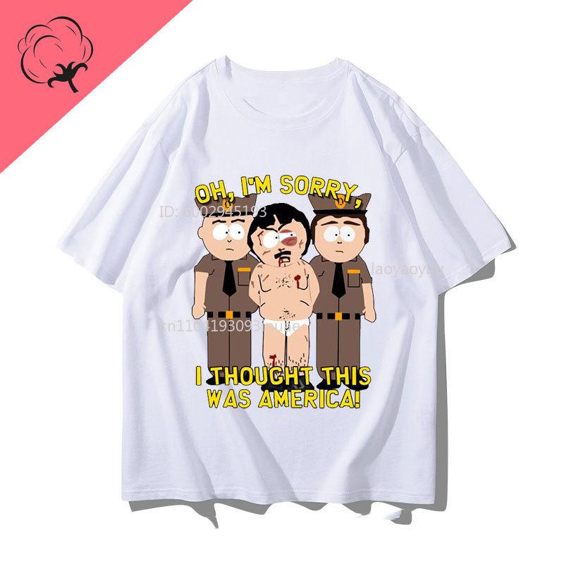 Camisetas South Park Graphic T Shirts Two Side Printed Tee Cute Cartoon Funny Cotton Straight Uttta Anime Unisex Streetwear Tops