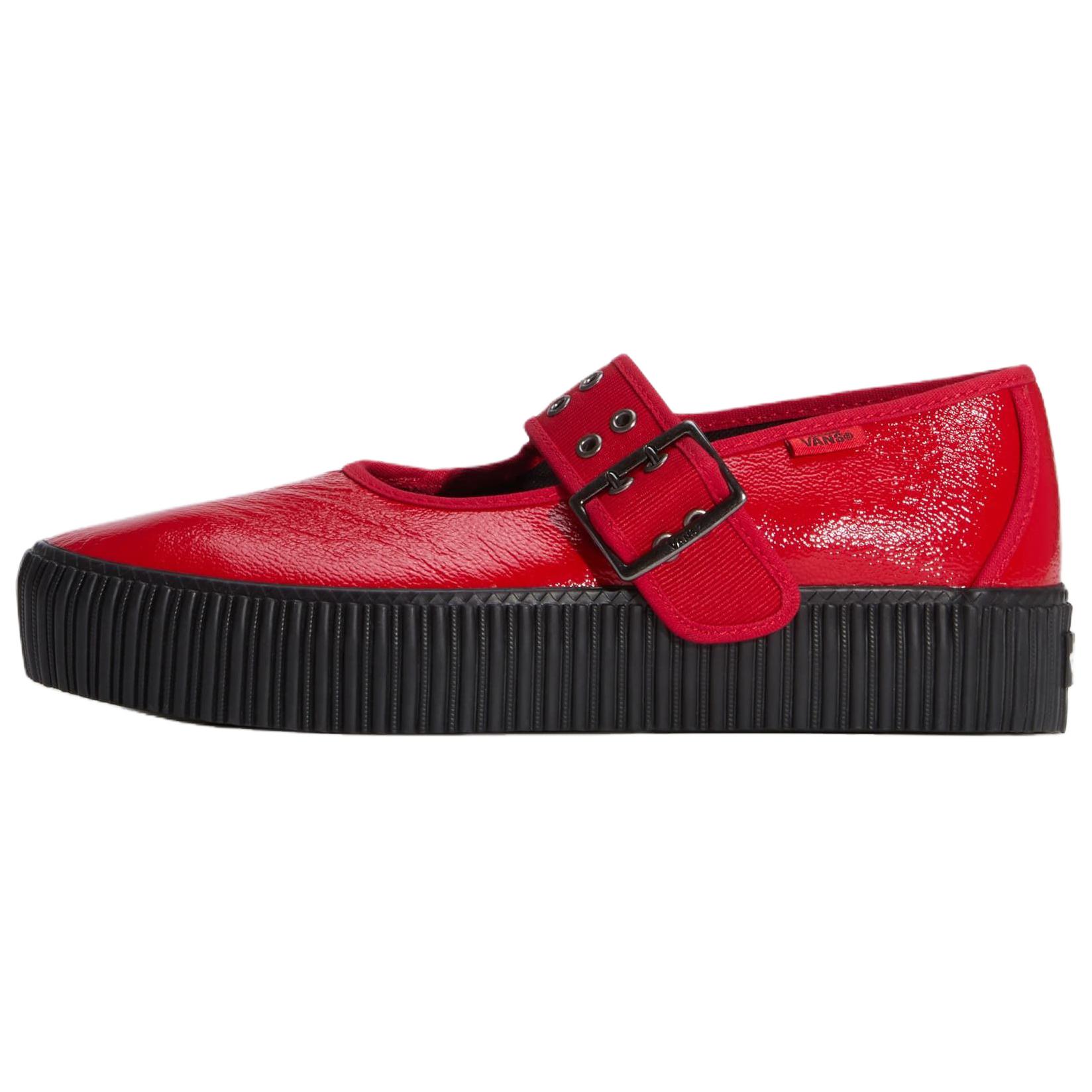 Vans Mary Jane Comfortable Retro Shoes Unisex Shoes Red VN000V16IZQ 37