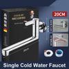 In-Wall Mop Pool Faucet Kitchen Sink Faucet Single Hole Faucet Brass 360º Free Spin Single Cold Faucet
