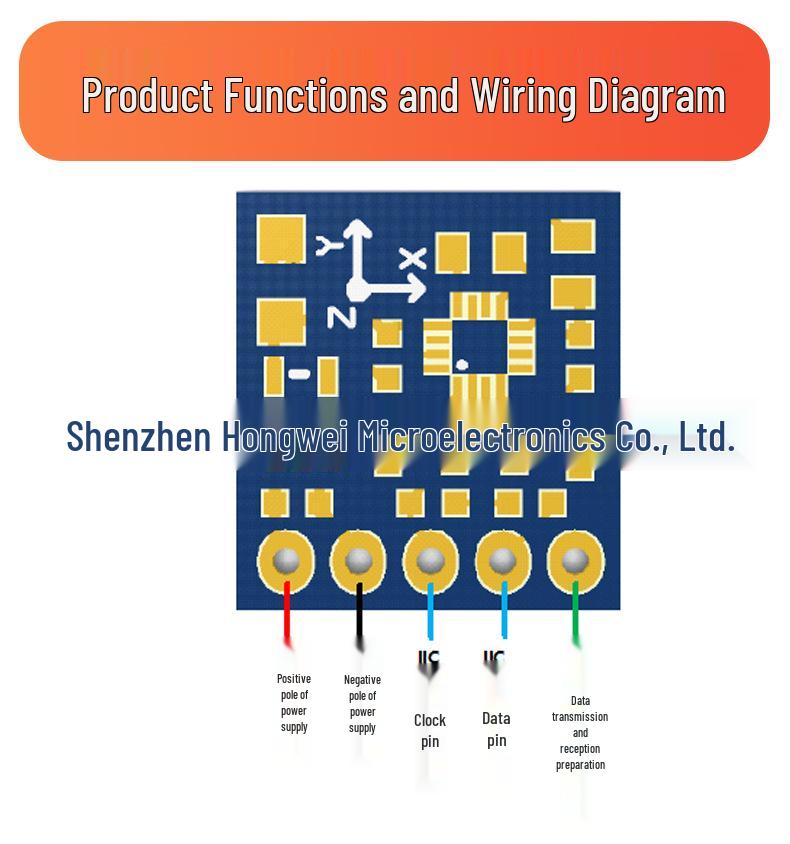 GY-271 HMC5883 Three-Axis Magnetic Field Sensor Module
