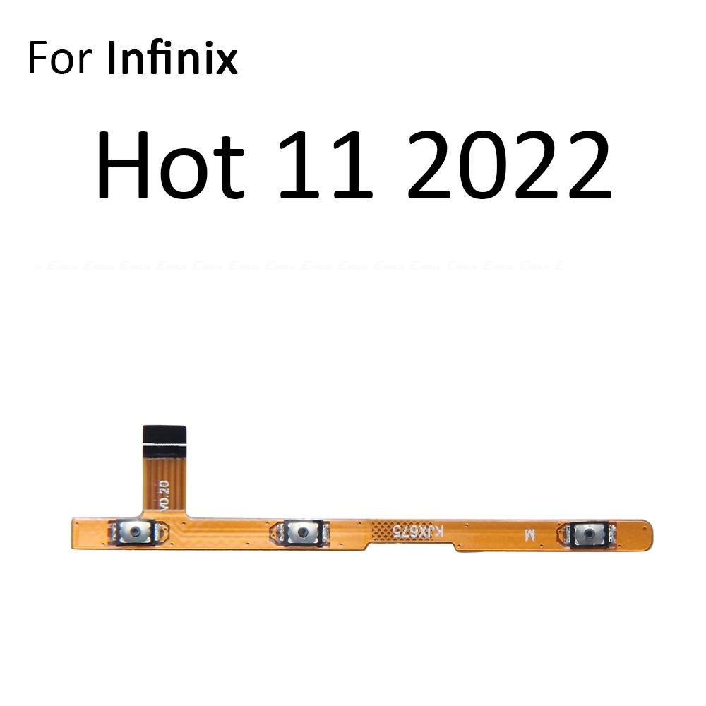Power ON OFF Mute Switch Control Key Volume Button Flex Cable For infinix Hot 10 Play 10i 10s NFC 10T 11 2026 11s 12 Pro