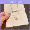 Garmentory Gold Plated Zircon Gourd Pendant Necklace For Elegant Women