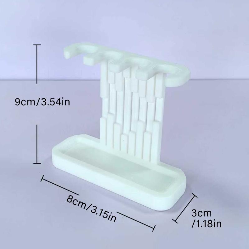 Practical Tabletop Electric Toothbrush Holder with 4 Slots For Toothbrush Head Toothbrush Drying Rack for Bathroom Use