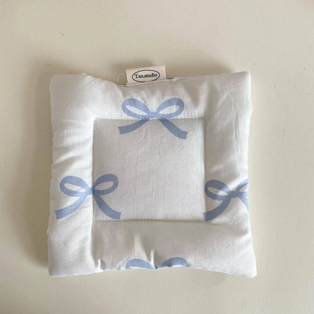 Photo Props Cotton Coasters Quality Table Cloth Lattice Series Cotton Placemats Table Decor Square Coffee Cup Placemat Home