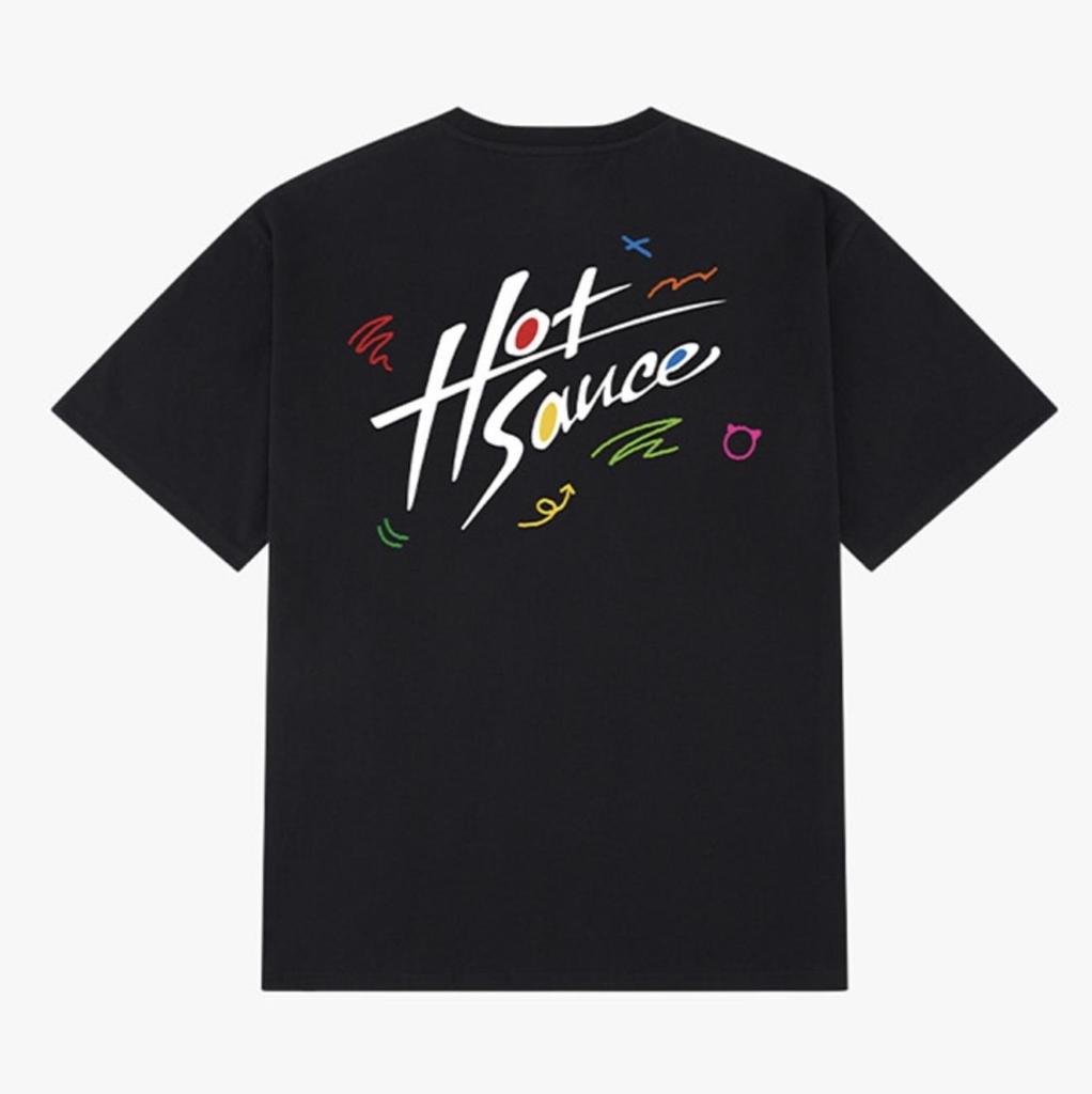 [HOTSAUCE] BABYMONSTER GRAPHIC T-SHIRT (White / Black)