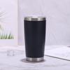 Tazza da Birra in Acciaio Inossidabile Rivestita a Polvere da 20oz a Doppia Parete con Isolamento Sottovuoto
