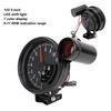 12V 5in Car Tachometer with LED Shift Light 7 Color Display 11 RPM for 4 6 8 Cylinder Vehicles