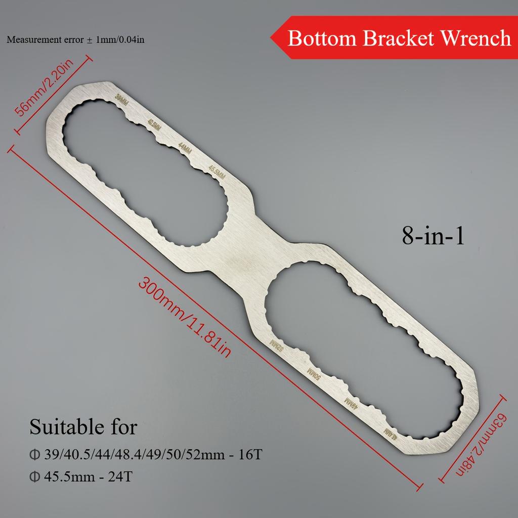 Bicycle Hollow Bottom Bracket Wrench, Suitable for Bicycle Disassembly and Maintenance Tools, Durable