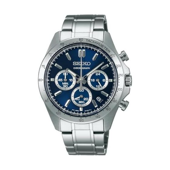 [Часы Seiko] SEIKO SELECTION SBTR011 Мужские Часы На Батарейках Кварцевые Хронограф Календарь Даты/24-часовая Стрелка Синий Циферблат Нержавеющая Сталь