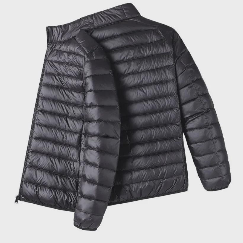 Herren Winter 2023 Slim Fit Leichte Kapuzenjacke – Lässige Baumwolle, warm und tragbar