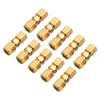 10pcs Car Brake Line Connector Joint For Brake Line Without Flaring 4.75mm 3/16" OD Tube Hydraulic Brake Lines Union