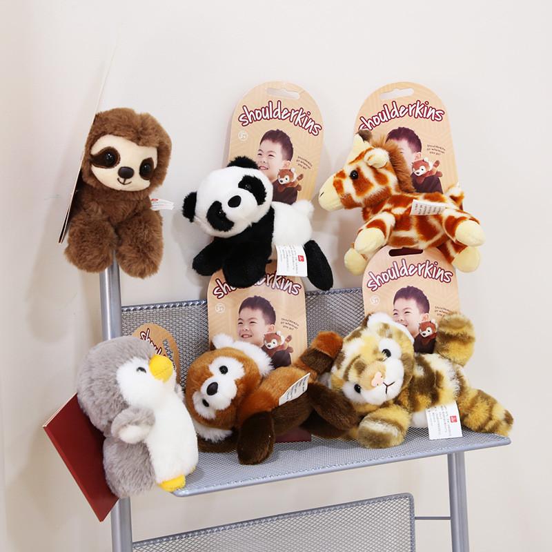 Adorable Shoulder Panda Plush Toy Soft Short Plush Filling Cute Animal Cartoon
