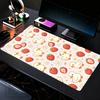 Cute Duck and Strawberry Mouse Pad XXL Large Anti-Slip Rubber Esport Gaming MousePad Durable Thick Seam Edge Office Game DeskMat