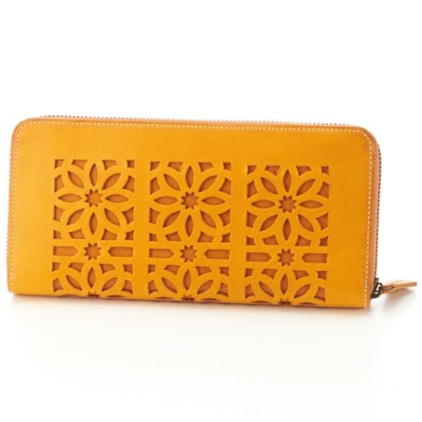 Genten Lochmuster Runde lange Geldbörse