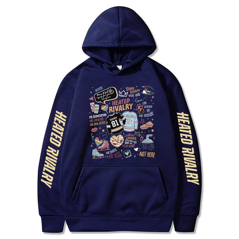 Hot TV Heated Rivalry Print Sweatshirts Men Women Graphic Hoodies Fashion Hip Hop Hoody Pullovers 90s Unisex Streetwear Clothing