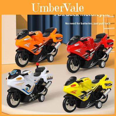 Childrens Plastic Ride On Toy Motorcycle With Pushback Mechanism For Early Development And Play